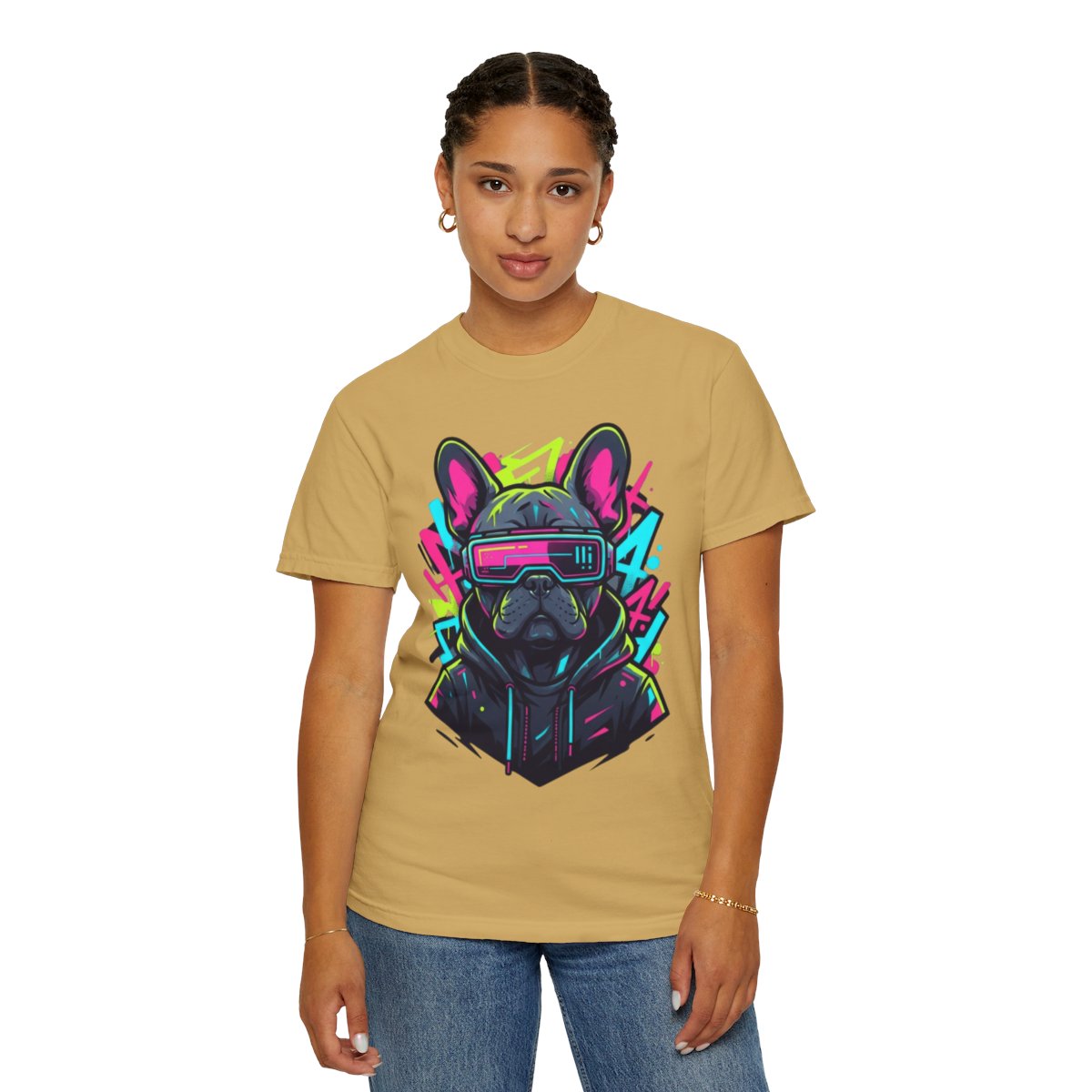 Color: Mustard | Cool Pup Unisex Garment-Dyed Tee