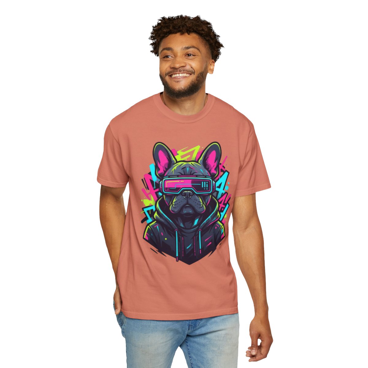 Color: Terracotta | Cool Pup Unisex Garment-Dyed Tee