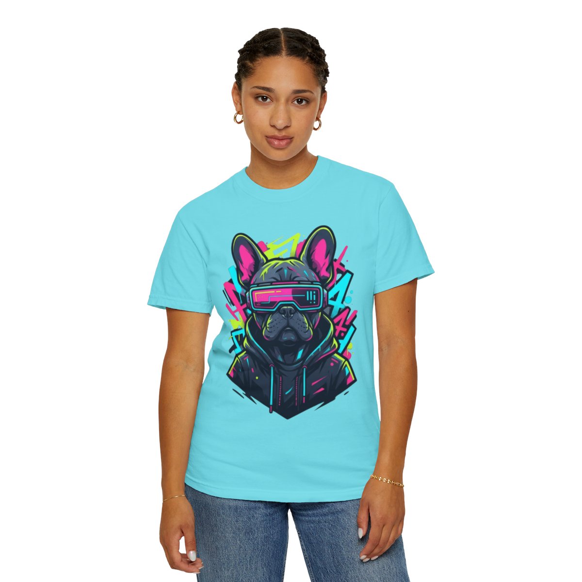 Color: Lagoon Blue | Cool Pup Unisex Garment-Dyed Tee