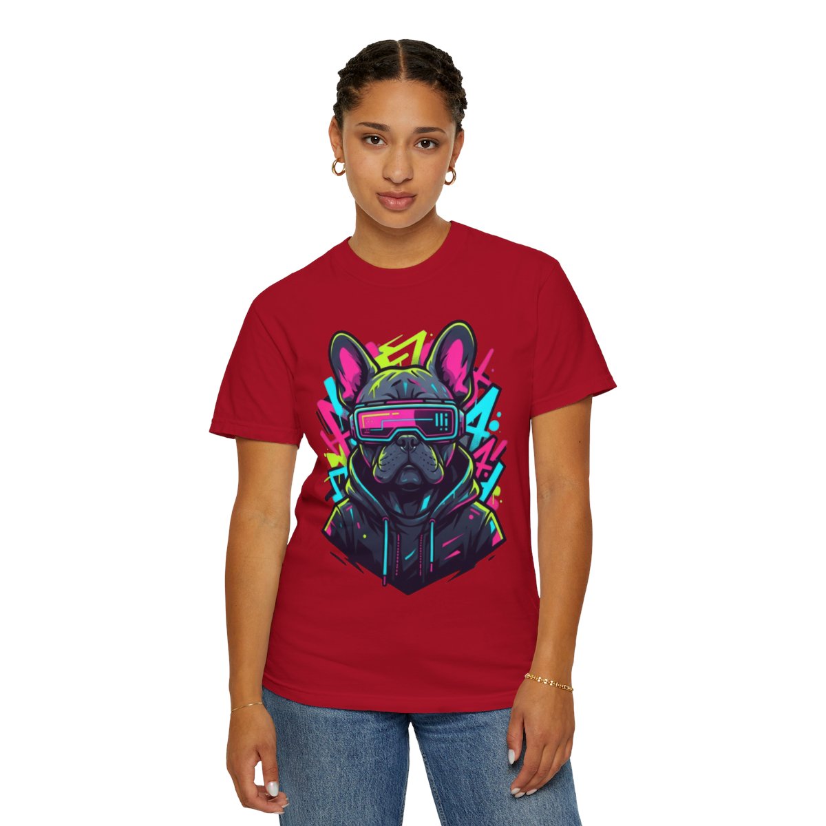 Color: Red | Cool Pup Unisex Garment-Dyed Tee