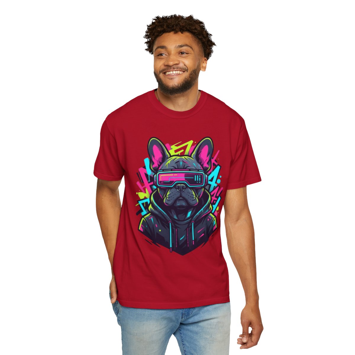 Color: Red | Cool Pup Unisex Garment-Dyed Tee