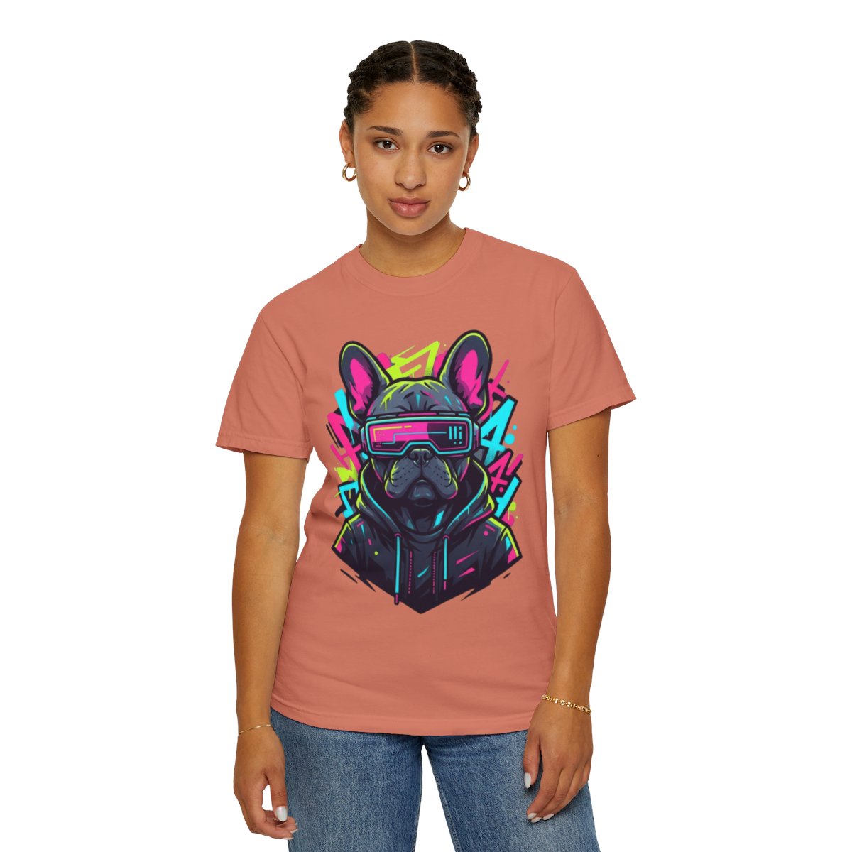 Color: Terracotta | Cool Pup Unisex Garment-Dyed Tee