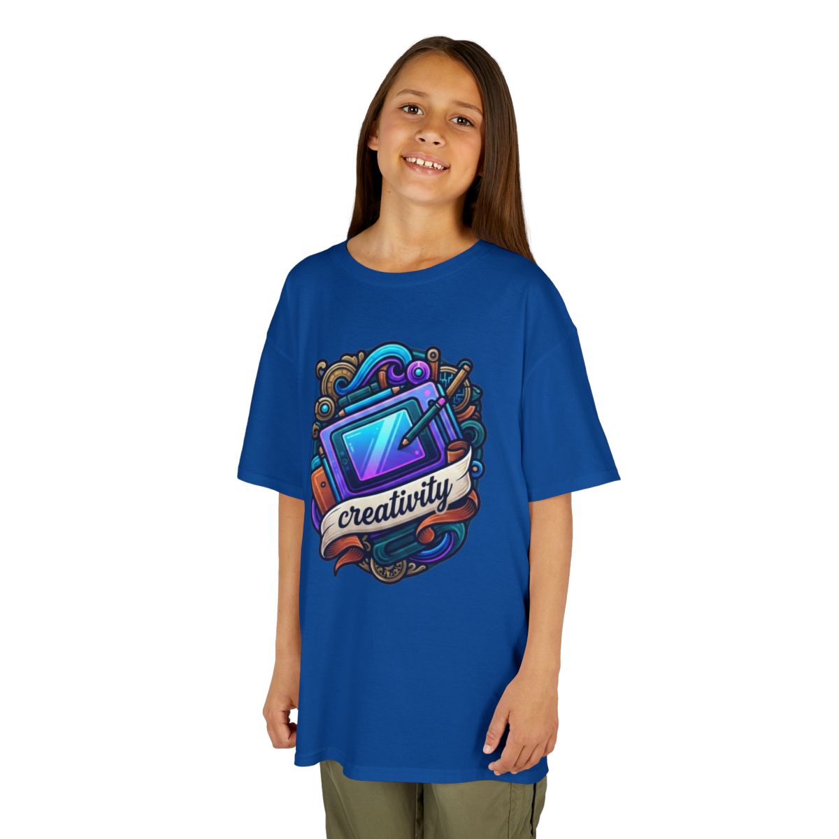 Color: Royal | Creativity Kids Tee