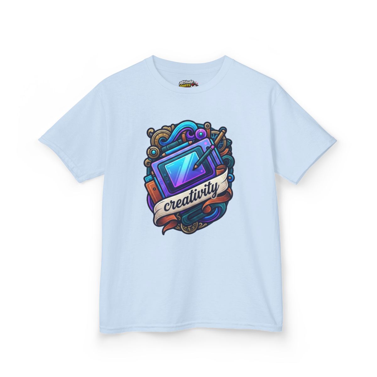 Color: Light Blue | Creativity Kids Tee