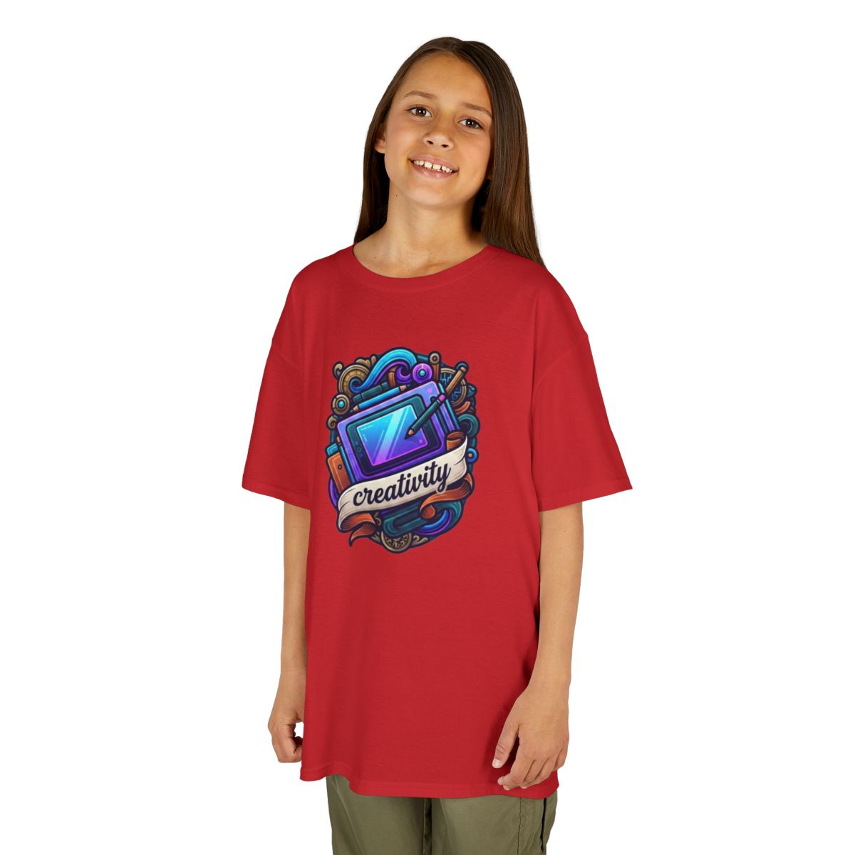 Color: Red | Creativity Kids Tee