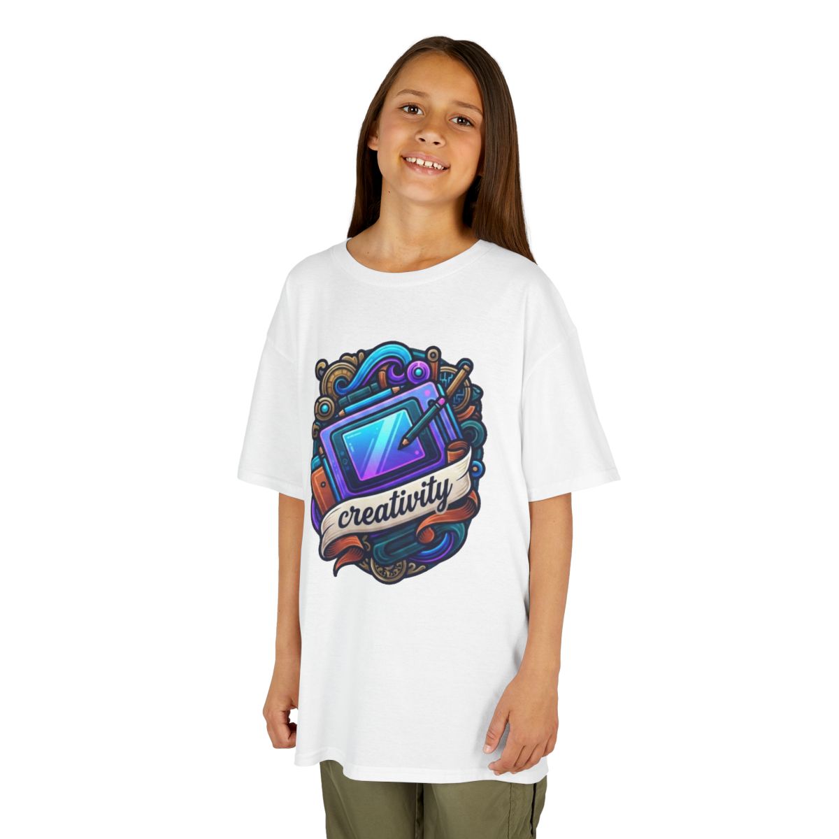 Color: White | Creativity Kids Tee