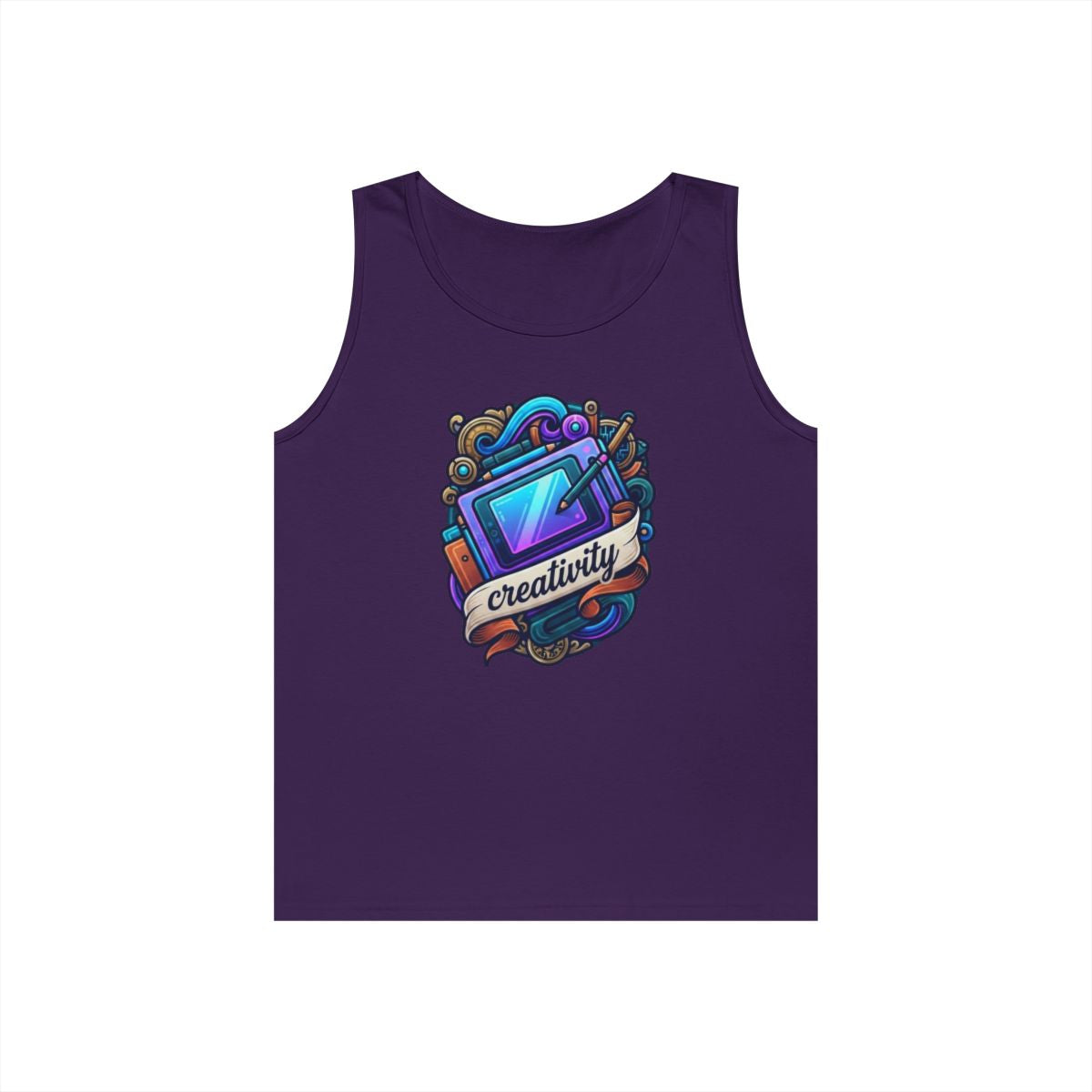 Color: Purple | Creativity Tank Top