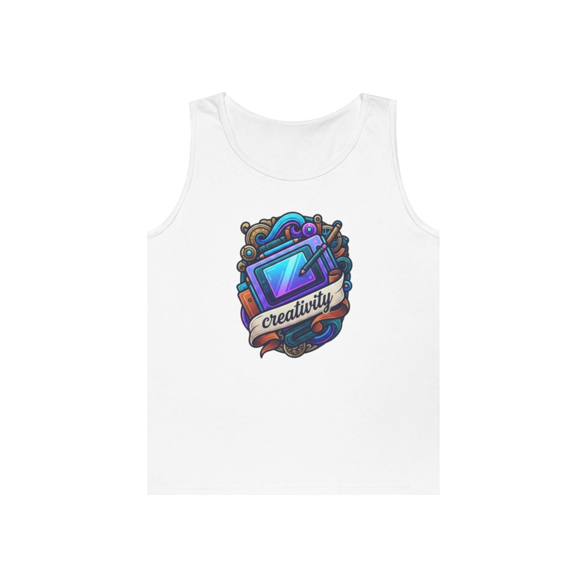Color: White | Creativity Tank Top