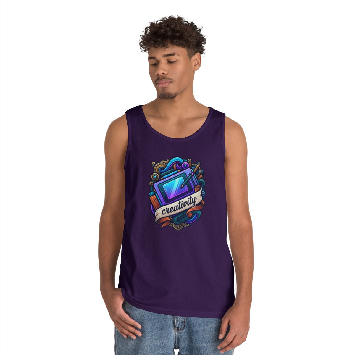 Color: Purple | Creativity Tank Top