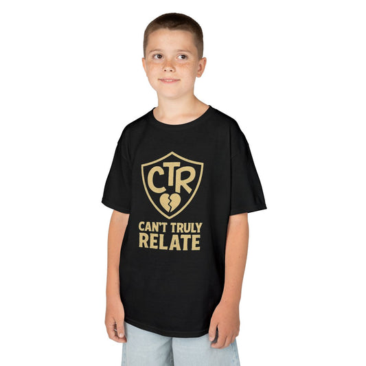 Color: Black | CTR - Can't Truly Relate Kids Tee