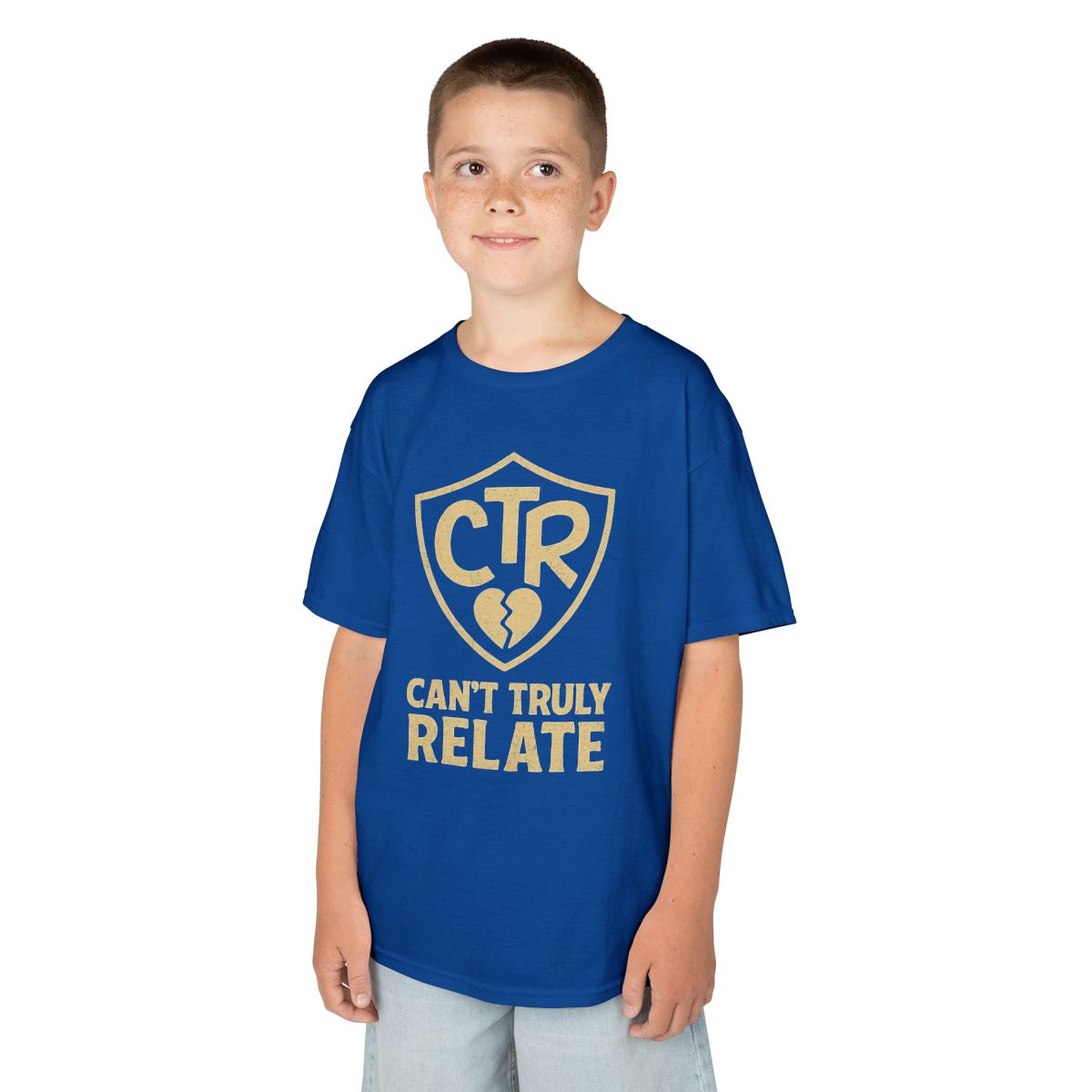 Color: Royal | CTR - Can't Truly Relate Kids Tee