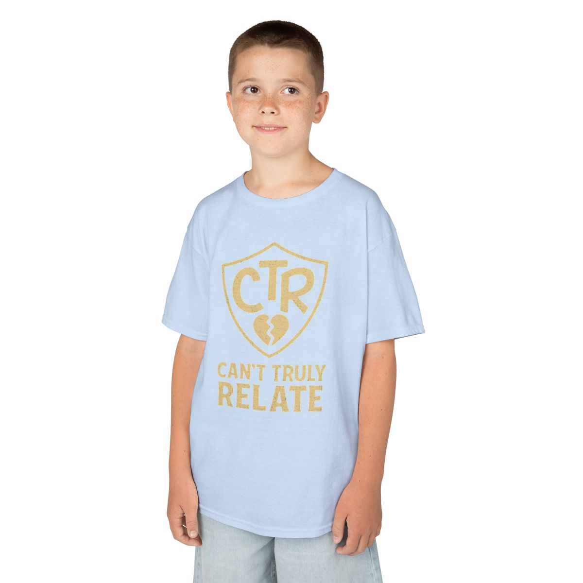 Color: Light Blue | CTR - Can't Truly Relate Kids Tee