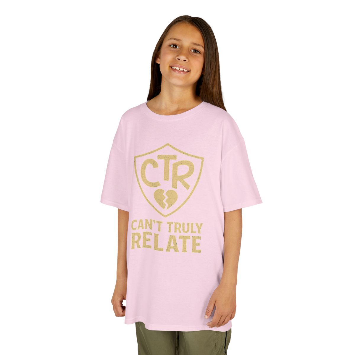 Color: Light Pink | CTR - Can't Truly Relate Kids Tee