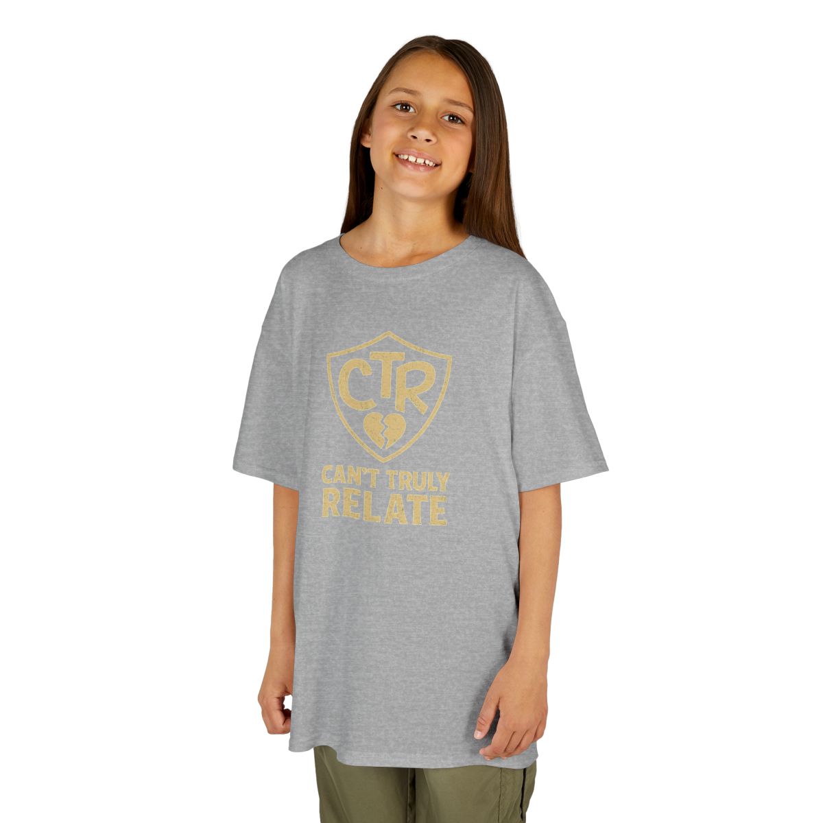 Color: Sport Grey | CTR - Can't Truly Relate Kids Tee