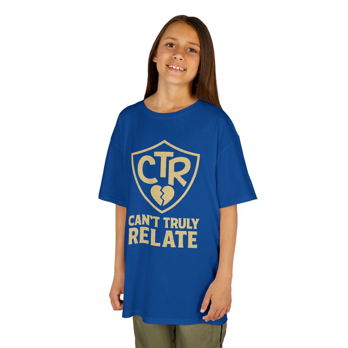 Color: Royal | CTR - Can't Truly Relate Kids Tee