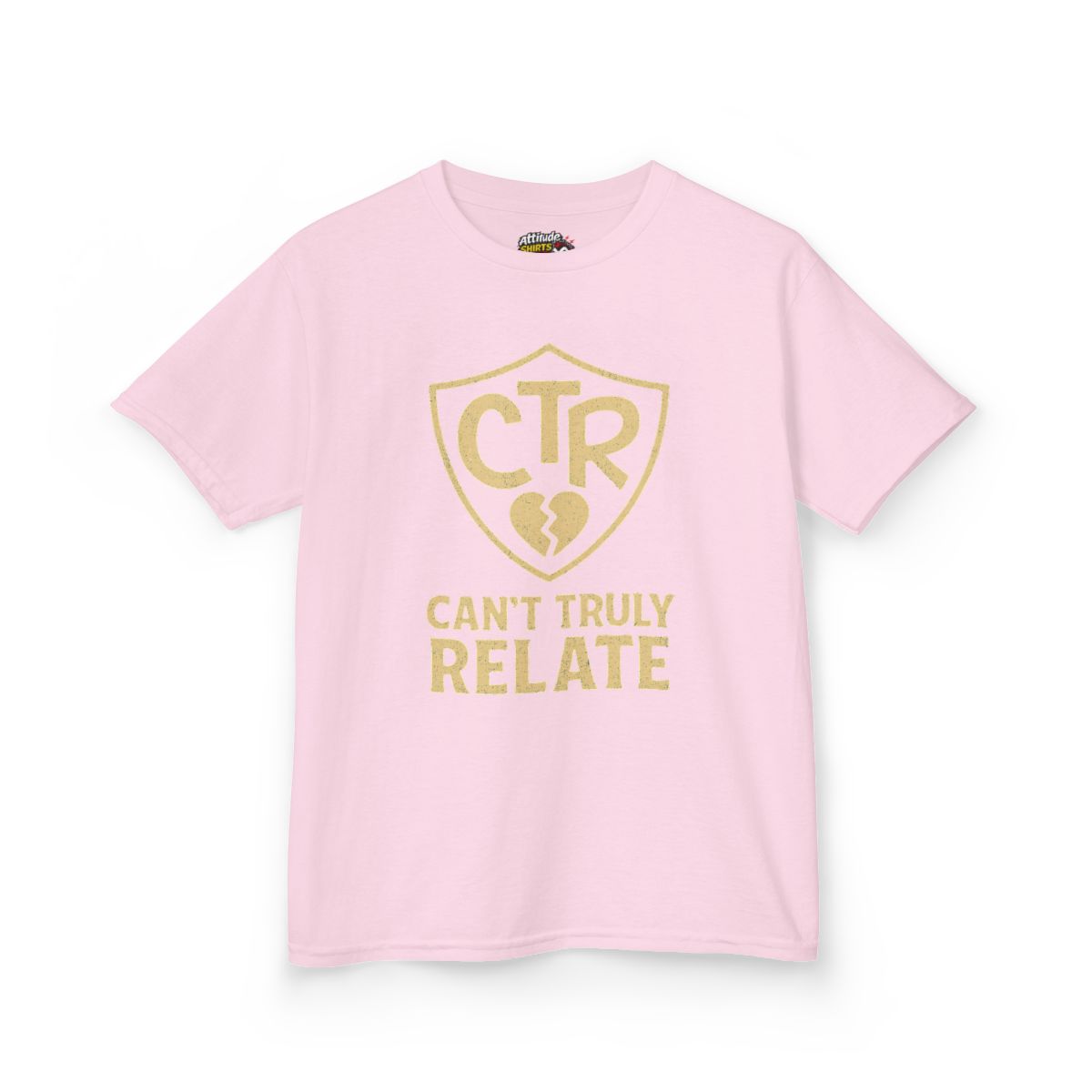 Color: Light Pink | CTR - Can't Truly Relate Kids Tee