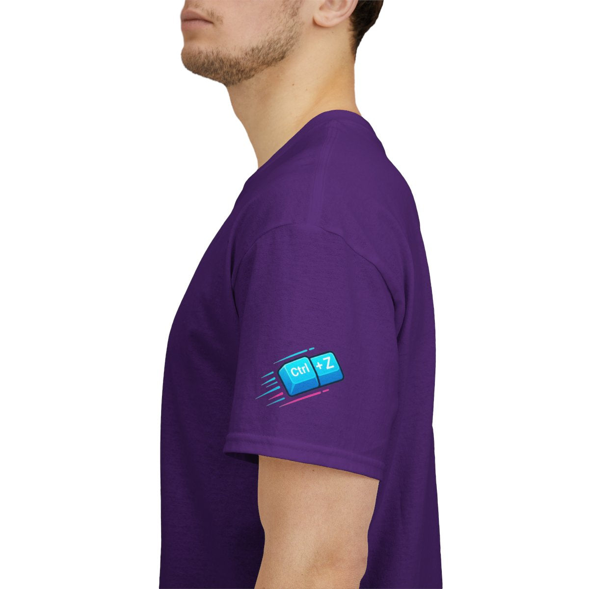 Color: Purple | CTRL Z My Entire Week Premium Graphic Tee