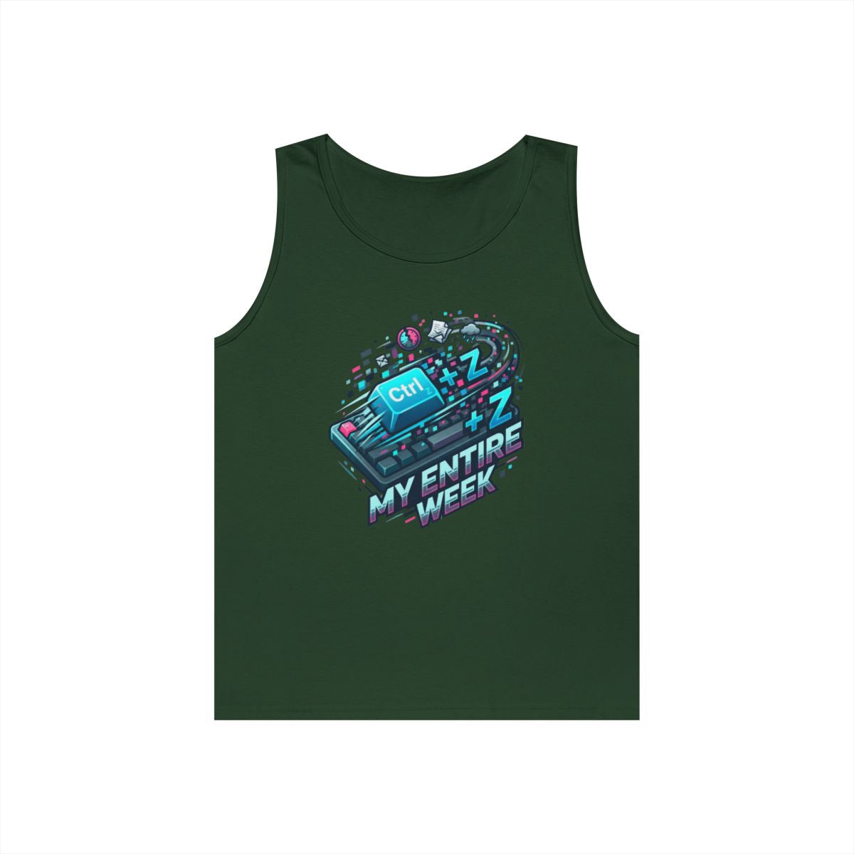 Color: Forest Green | CTRL Z My Entire Week Tank Top