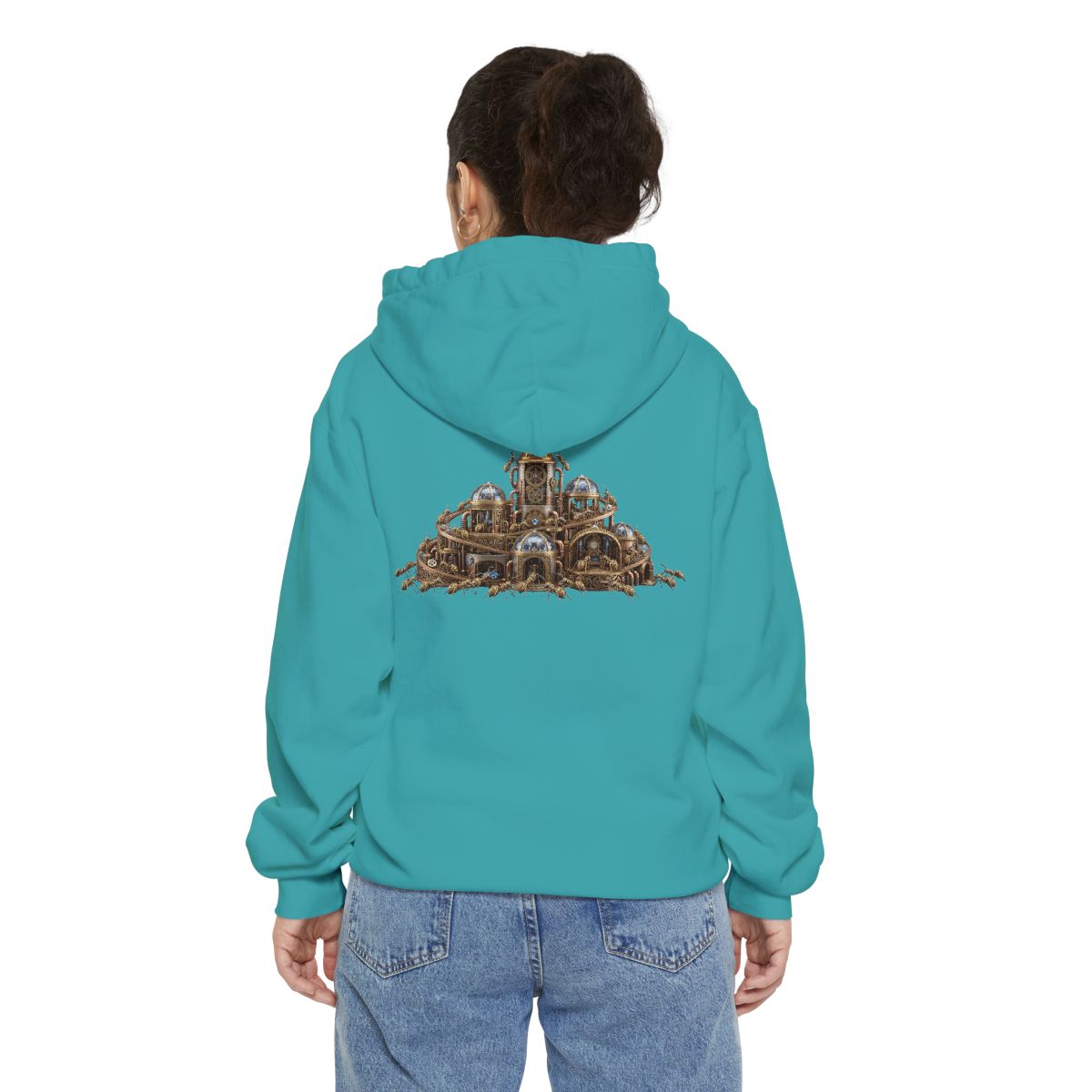Color: Seafoam | Cyber Ants Garment-Dyed Hoodie