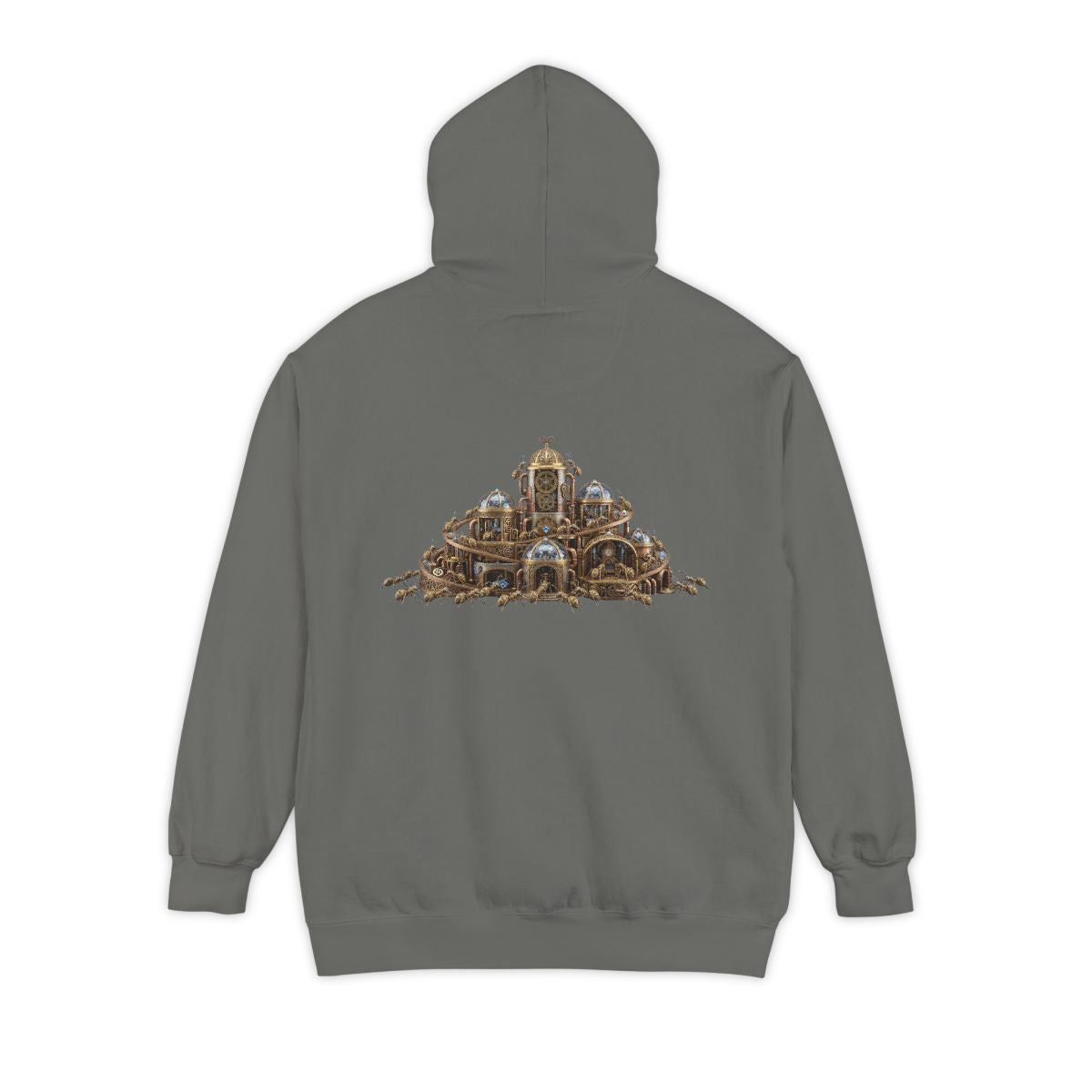 Color: Grey | Cyber Ants Garment-Dyed Hoodie