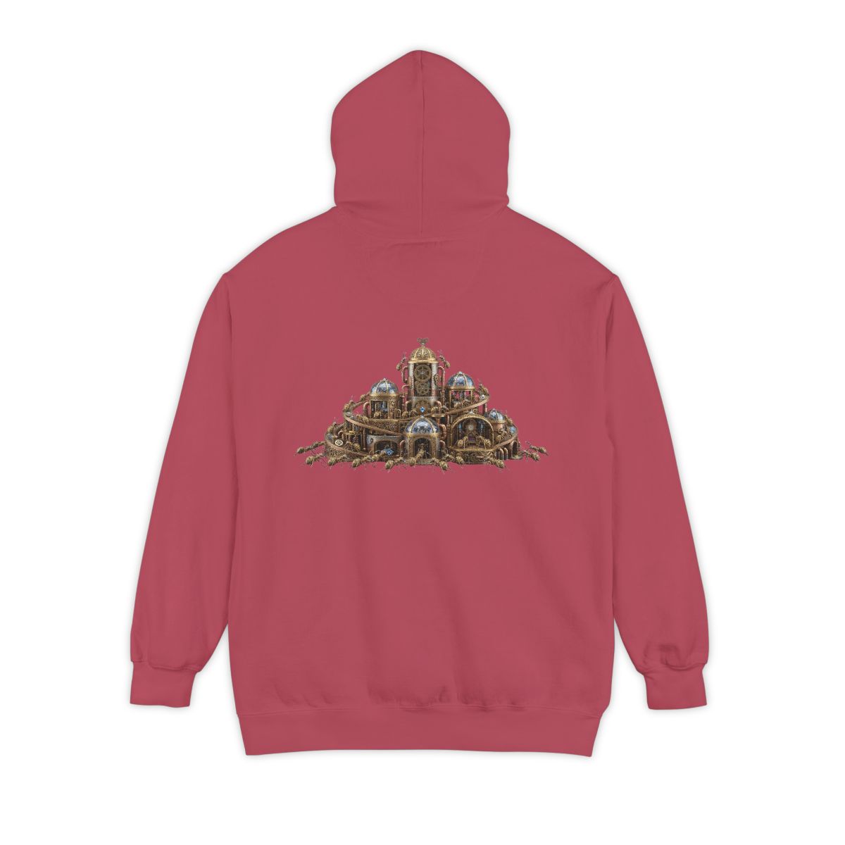 Color: Crimson | Cyber Ants Garment-Dyed Hoodie
