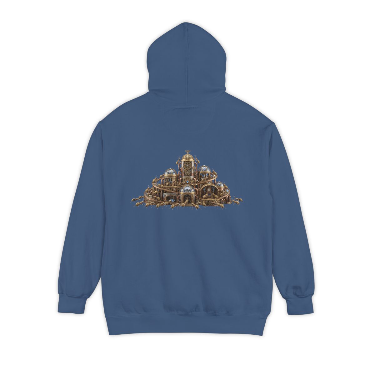 Color: True Navy | Cyber Ants Garment-Dyed Hoodie
