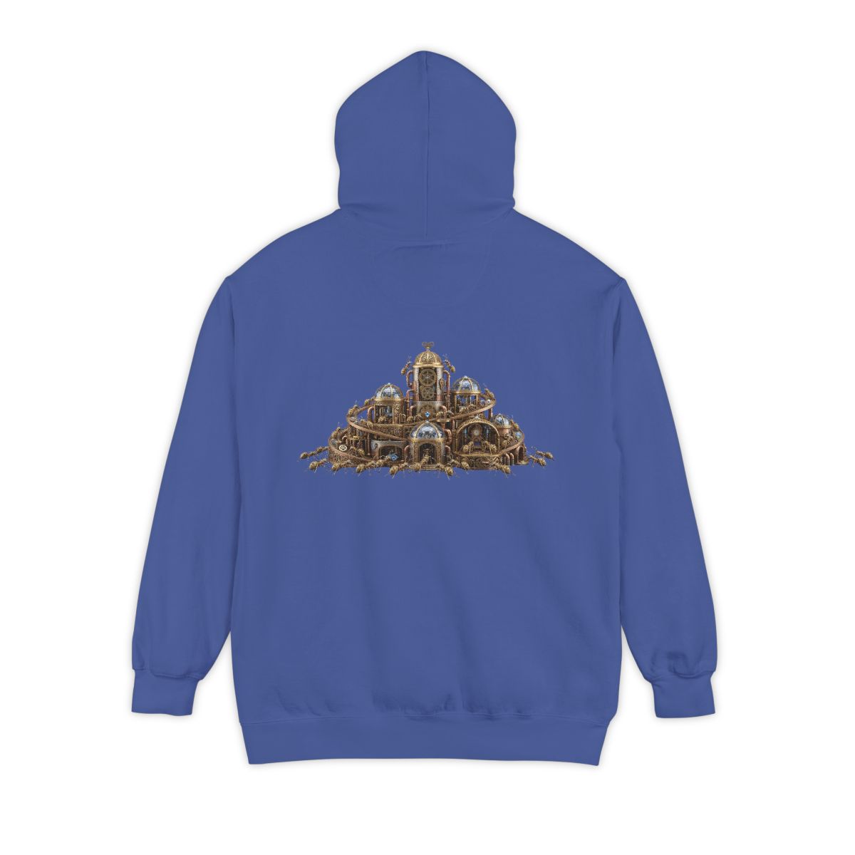 Color: Flo Blue | Cyber Ants Garment-Dyed Hoodie