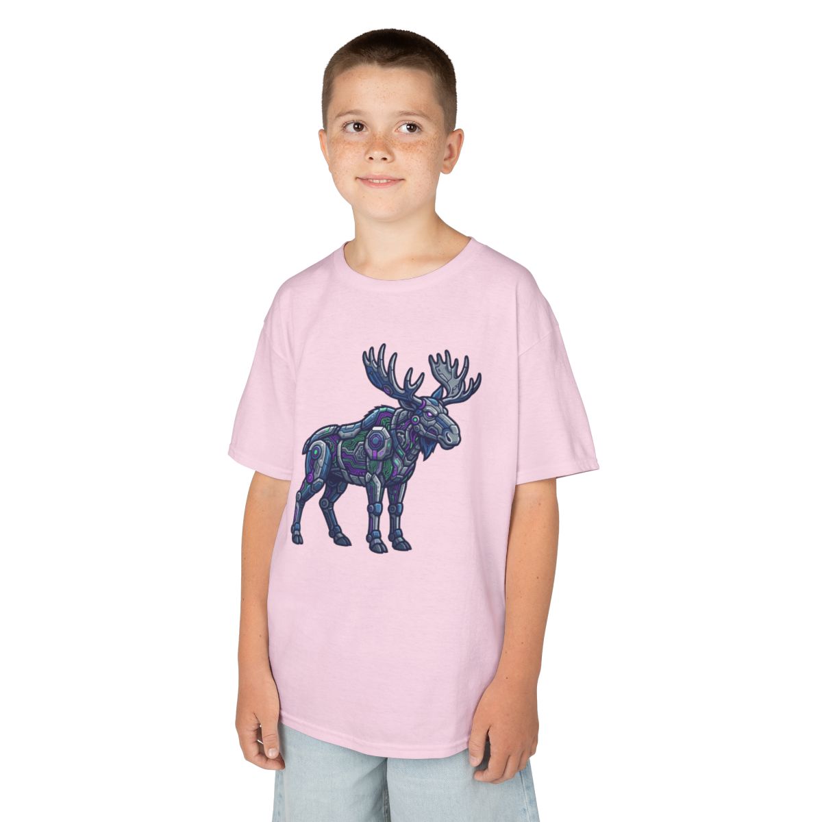 Color: Light Pink | Cyber Moose Kids Tee