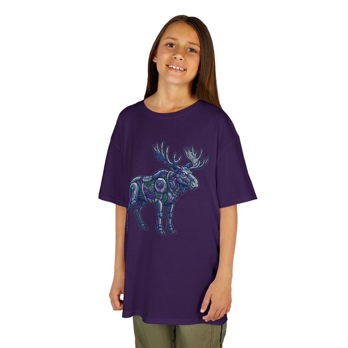 Color: Purple | Cyber Moose Kids Tee