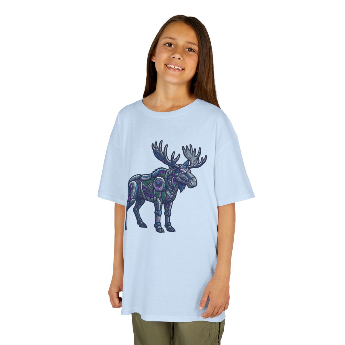 Color: Light Blue | Cyber Moose Kids Tee
