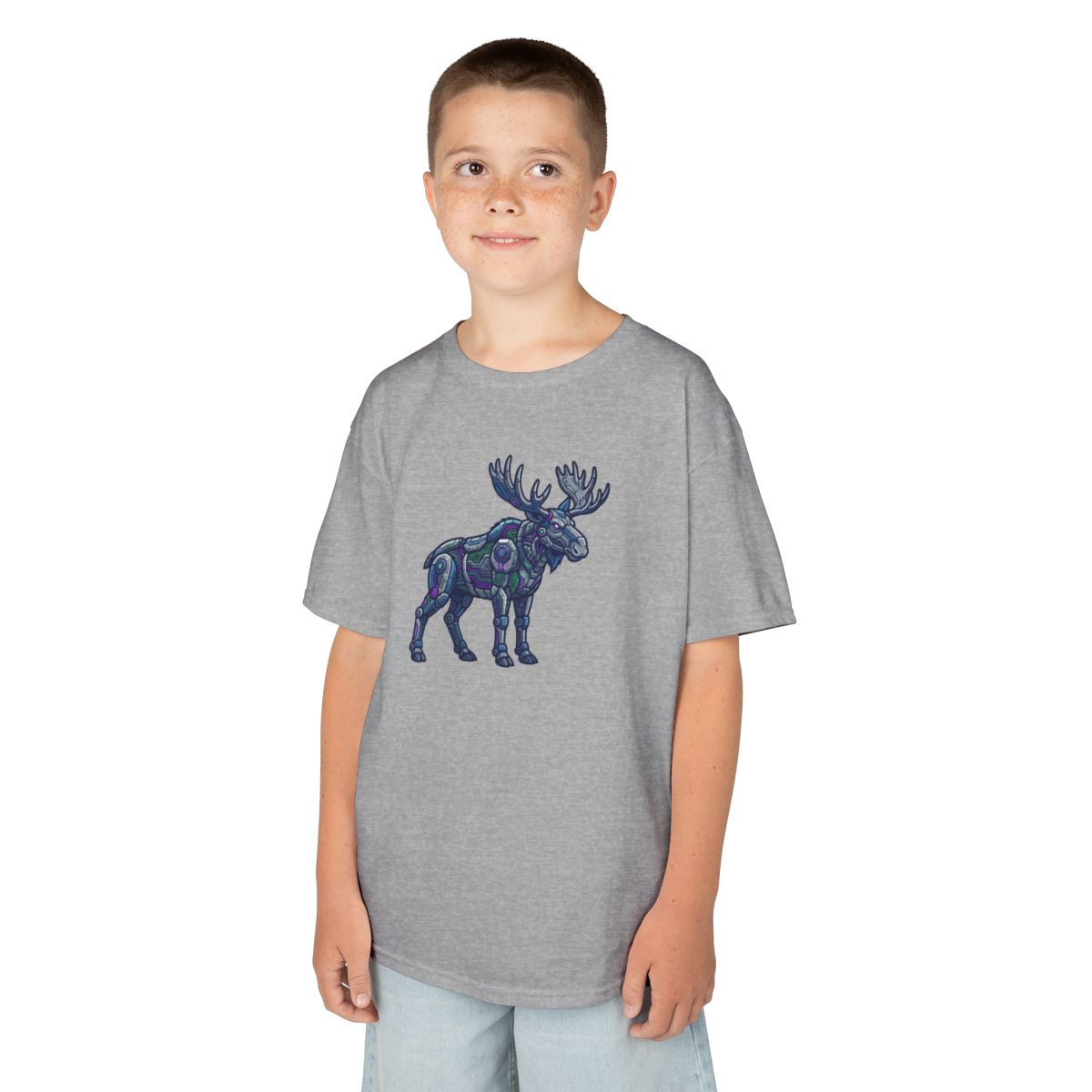 Color: Sport Grey | Cyber Moose Kids Tee