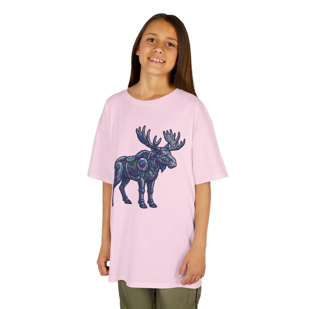 Color: Light Pink | Cyber Moose Kids Tee