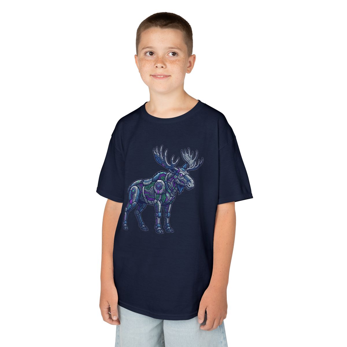 Color: Navy | Cyber Moose Kids Tee