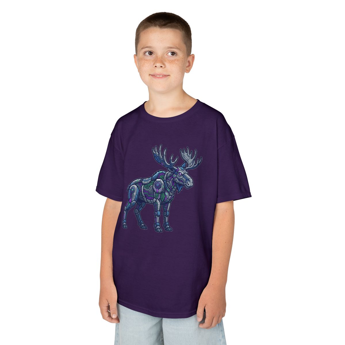 Color: Purple | Cyber Moose Kids Tee