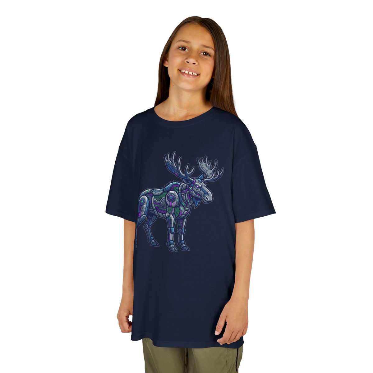 Color: Navy | Cyber Moose Kids Tee