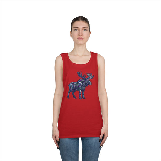 Color: Red | Cyber Moose Tank Top