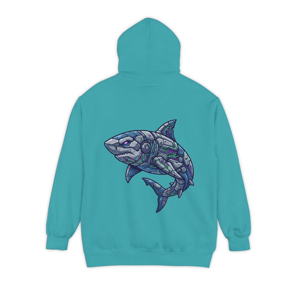 Color: Seafoam | Cyber Shark Garment-Dyed Hoodie