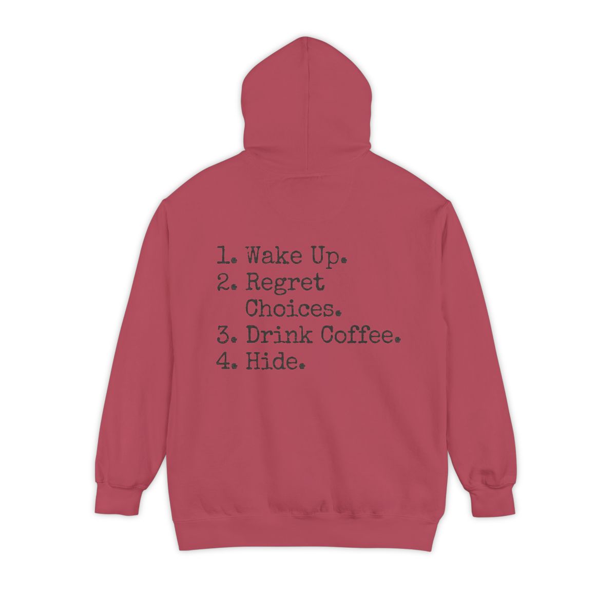 Color: Crimson | Daily Schedule Asset Garment-Dyed Hoodie