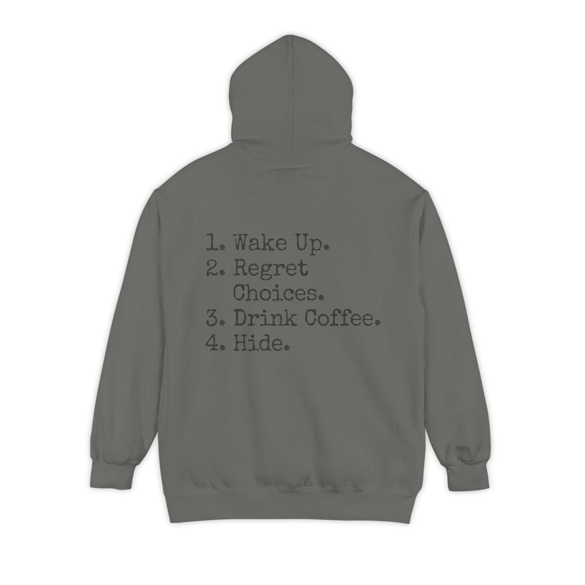 Color: Grey | Daily Schedule Asset Garment-Dyed Hoodie