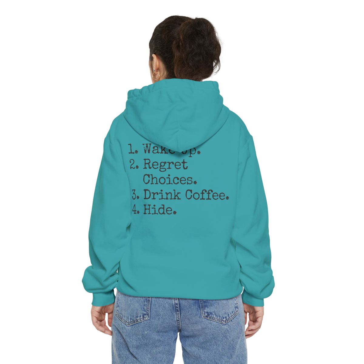 Color: Seafoam | Daily Schedule Asset Garment-Dyed Hoodie