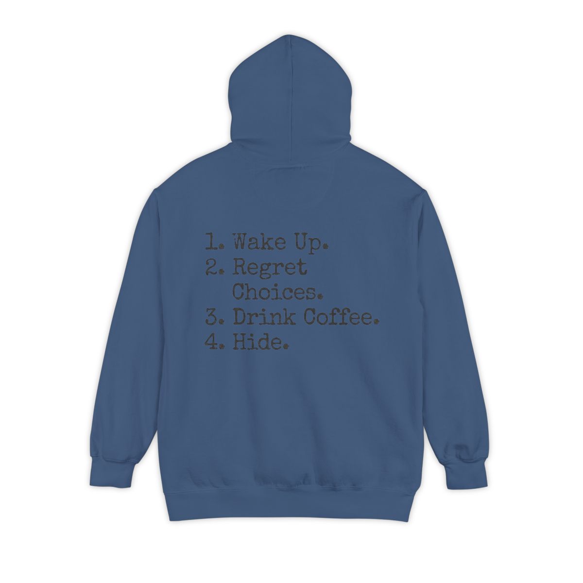 Color: True Navy | Daily Schedule Asset Garment-Dyed Hoodie