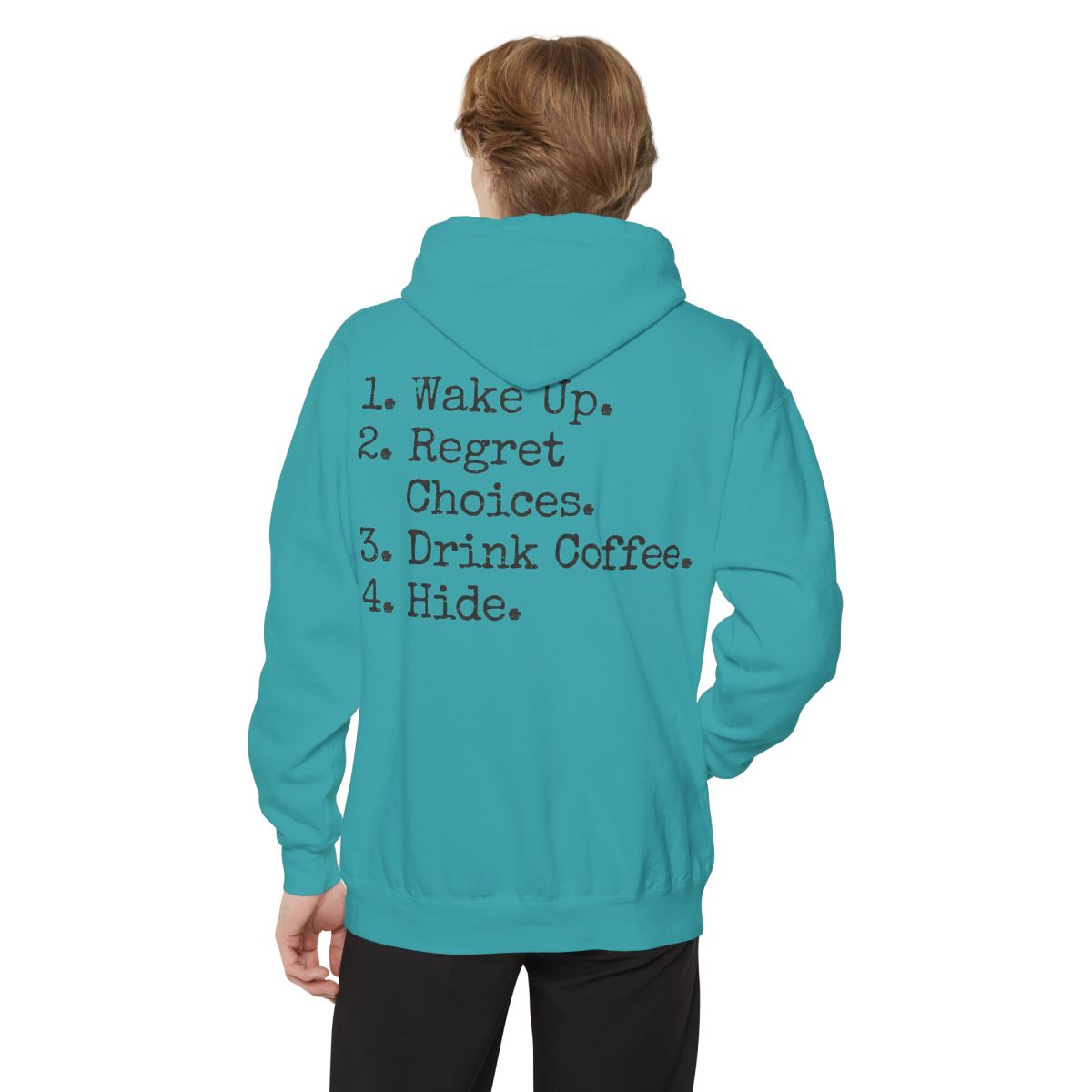 Color: Seafoam | Daily Schedule Asset Garment-Dyed Hoodie