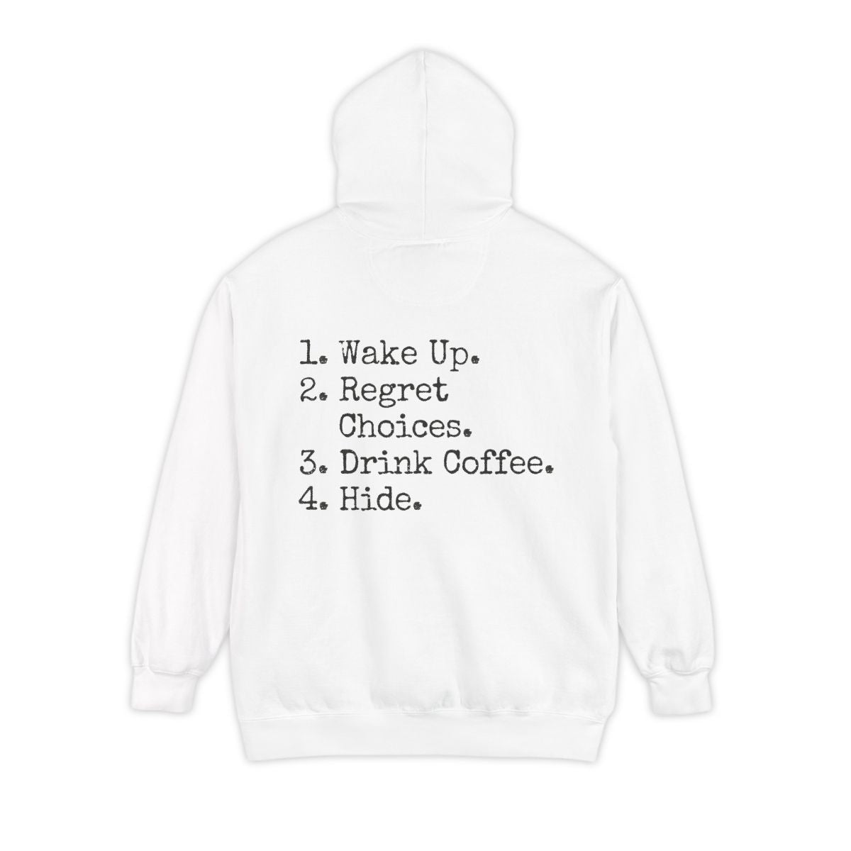Color: White | Daily Schedule Asset Garment-Dyed Hoodie