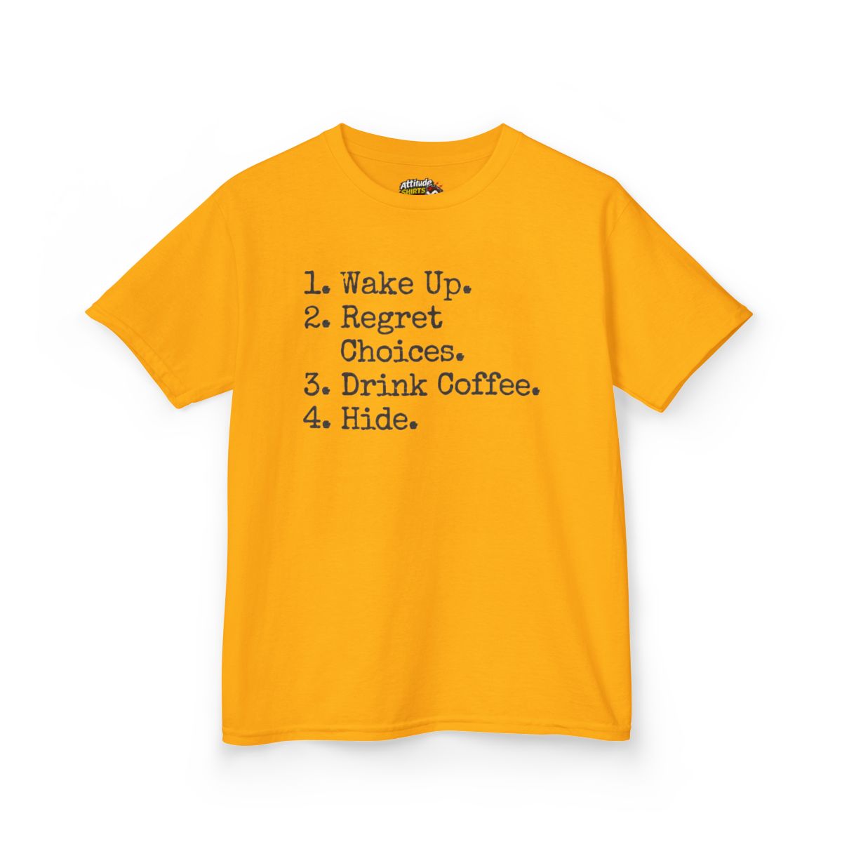 Color: Gold | Daily Schedule Asset Kids Tee