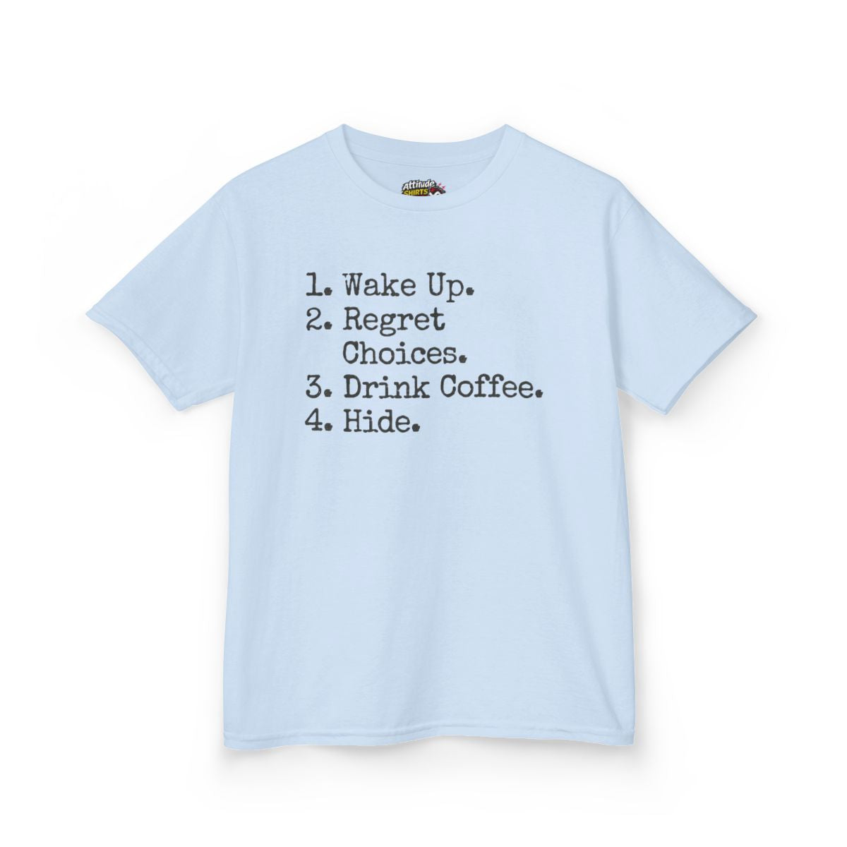 Color: Light Blue | Daily Schedule Asset Kids Tee
