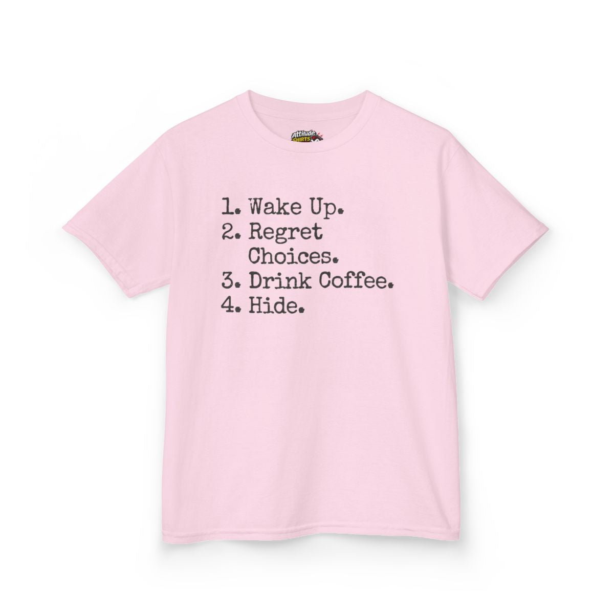 Color: Light Pink | Daily Schedule Asset Kids Tee