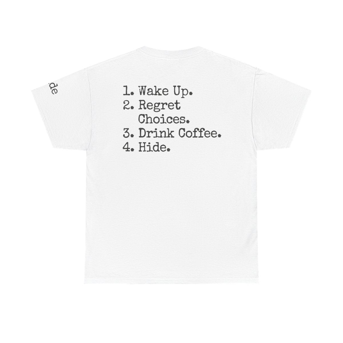 Color: White | Daily Schedule Asset Premium Graphic Tee