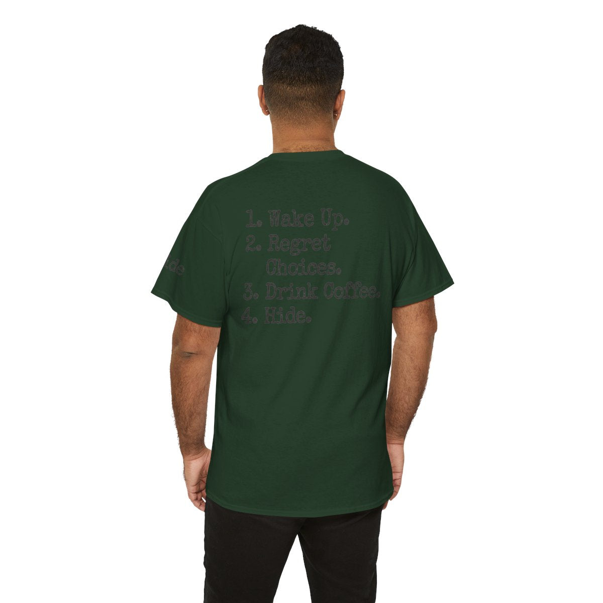Color: Forest Green | Daily Schedule Asset Premium Graphic Tee