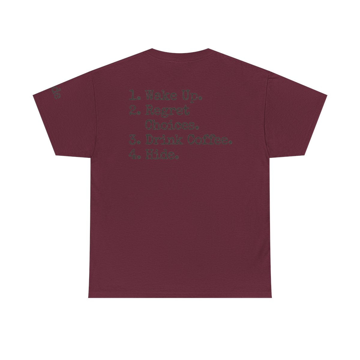 Color: Maroon | Daily Schedule Asset Premium Graphic Tee