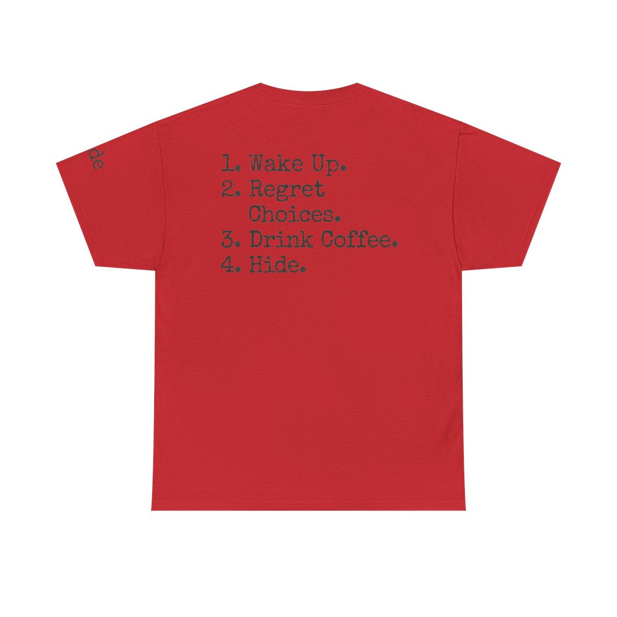 Color: Red | Daily Schedule Asset Premium Graphic Tee